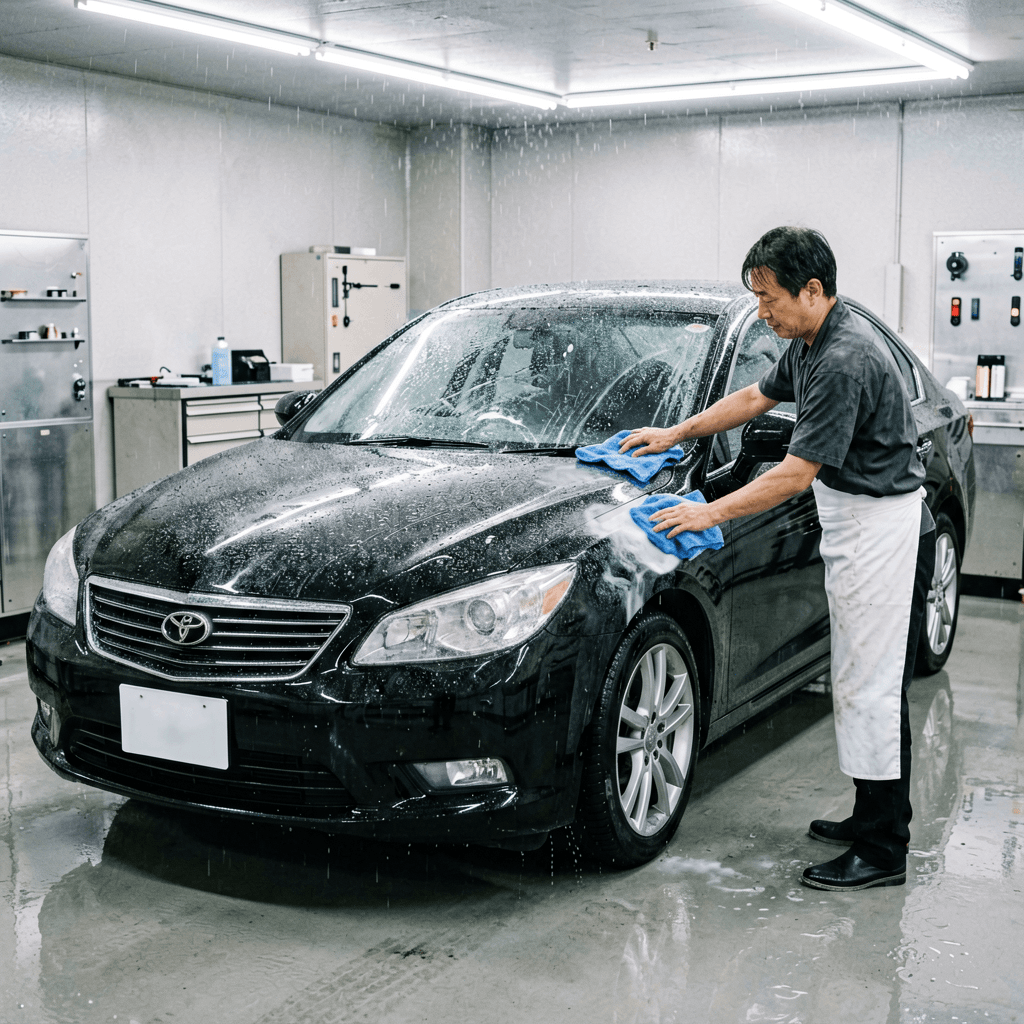 梅雨のカーコーティングはどう守る?プロが教える3段階ケアとKIHCES KP-1100 Proで蘇る塗装再生術|季節別ケア