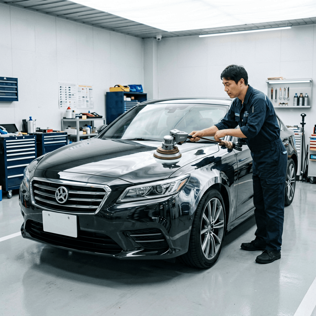 【施工事例】輸入高級車の塗装をプロ用DAポリッシャーで蘇らせる!欧州車のビフォーアフター完全公開|KIHCES