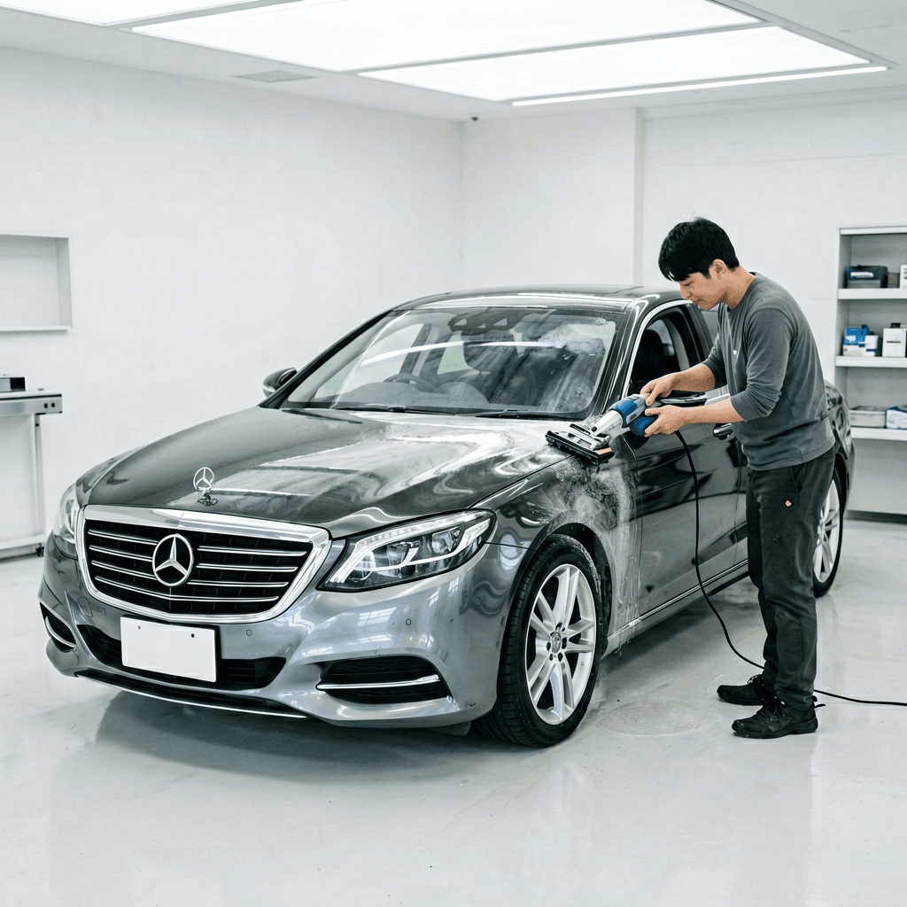 夏の愛車を紫外線から守る!ポリッシャーを使った効果的な塗装メンテナンス完全ガイド