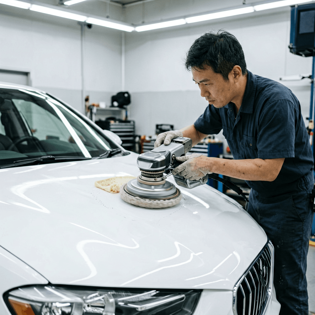 コンパウンド研磨はどう仕上げるのが正解?塗装状態別のバフ選びとKIHCES KP-1100 Proで段階研磨す6ステップ|メンテナンスHow-to